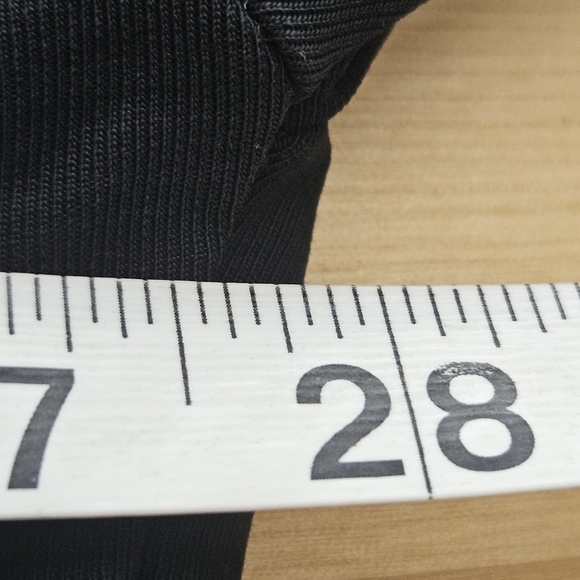 Garnet Hill Cowl-Neck Knit Black Tunic Size XL Closet Staple Minimalist - Picture 5 of 8